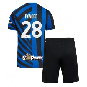 Inter Milan Benjamin Pavard #28 Domaci Dres za Dječji 2024-25 Kratak Rukavima (+ kratke hlače)